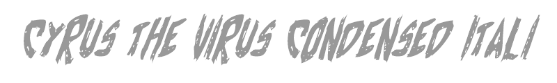 Cyrus the Virus Condensed Italic